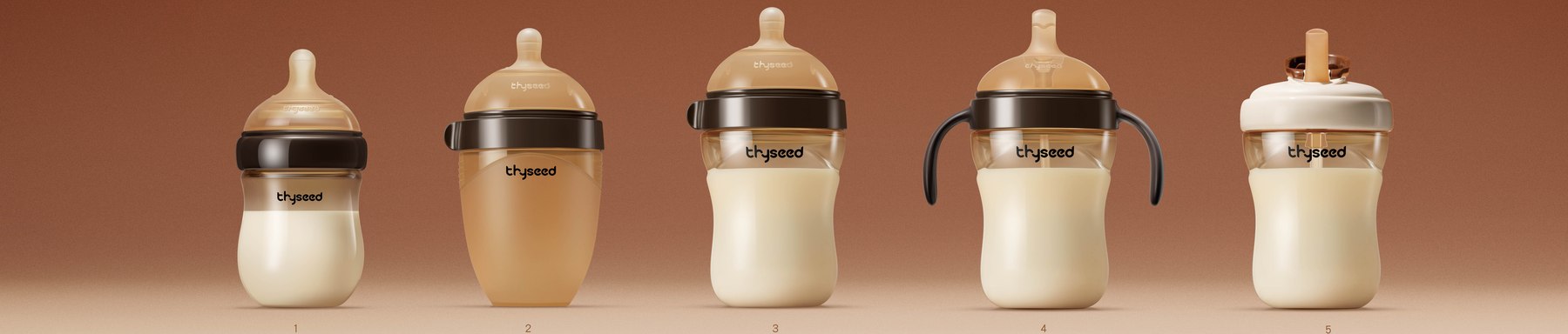 Thyseed baby bottle collection